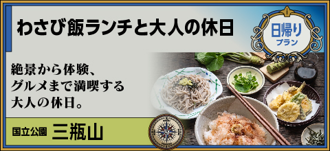 わさび飯ランチと大人の休日